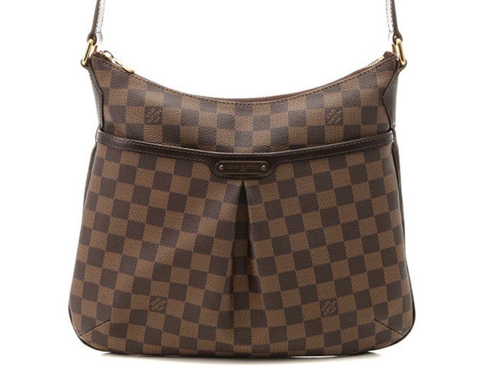 Louis Vuitton Bloomsbury Shoulder Bag Damier Ebene Brown